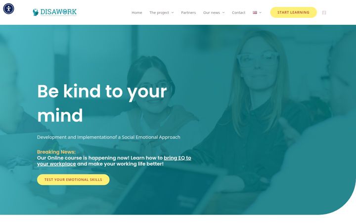 Screenshot von disawork.eu