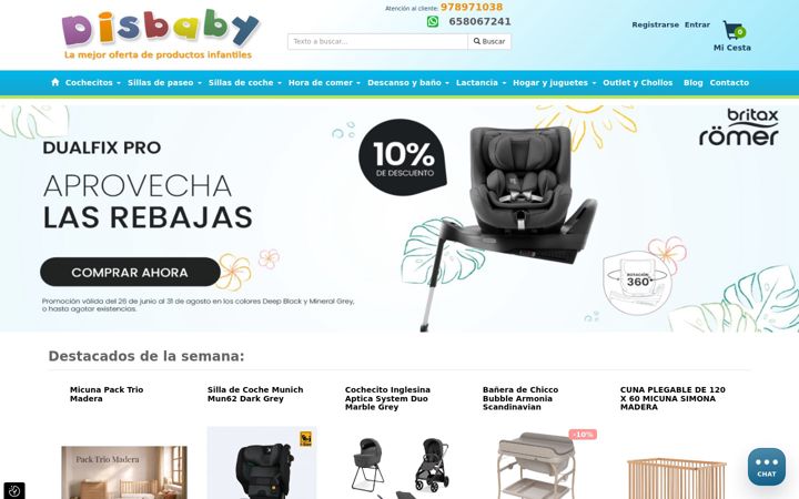 Ekraanipilt saidist disbaby.es
