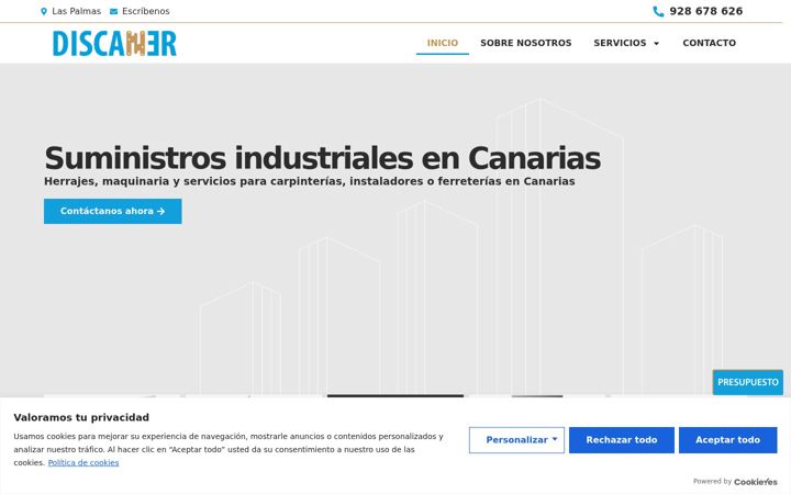 Screenshot of discaher.com