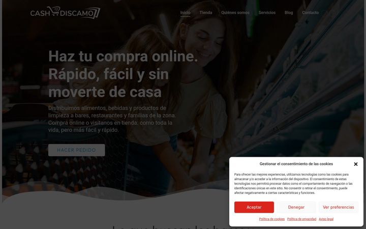Ekraanipilt saidist discamo.es
