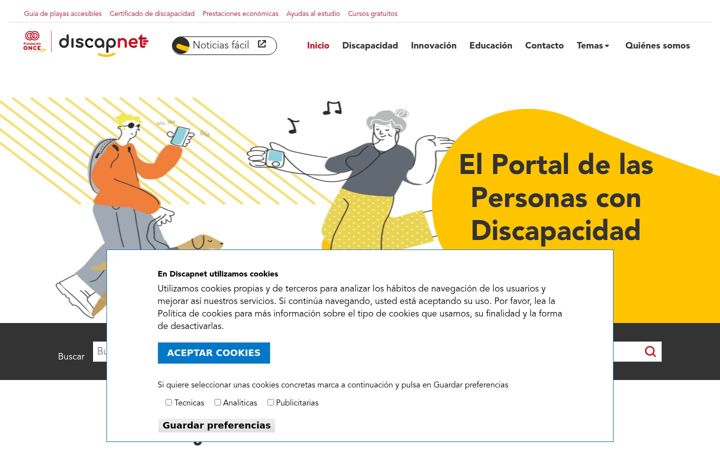 Screenshot di discapnet.es