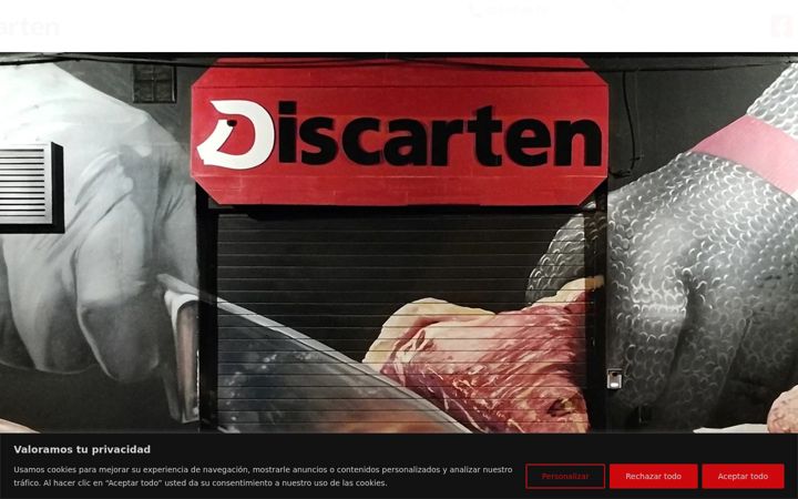 Screenshot of discarten.com