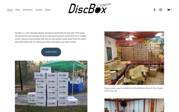 Screenshot of discboxdg.com