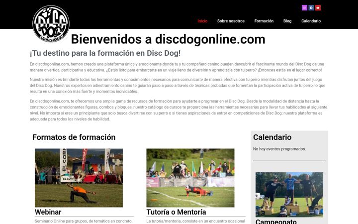 Screenshot of discdogonline.com