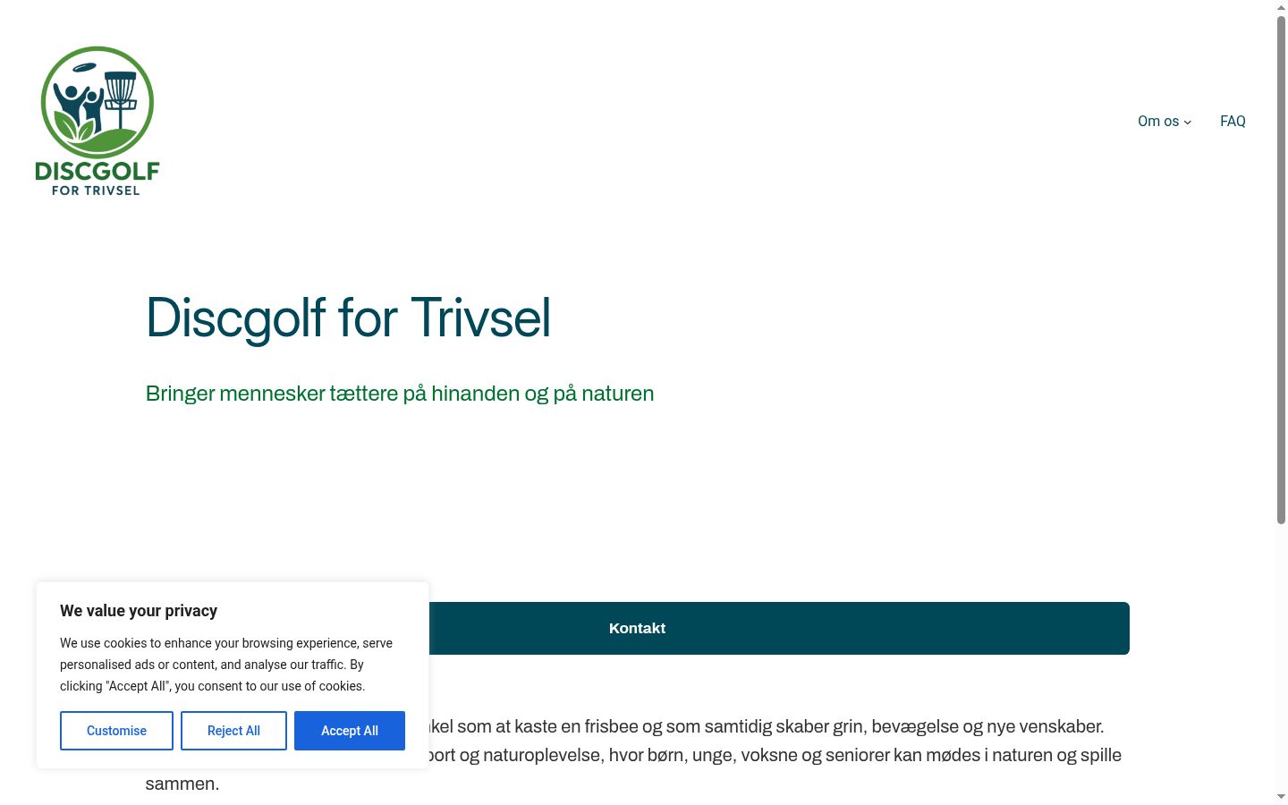 Screenshot van de toestemmingsbanner zoals getoond vóór enige interactie