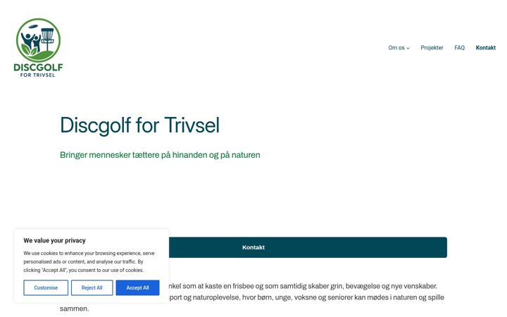 Snimka zaslona za discgolffortrivsel.dk