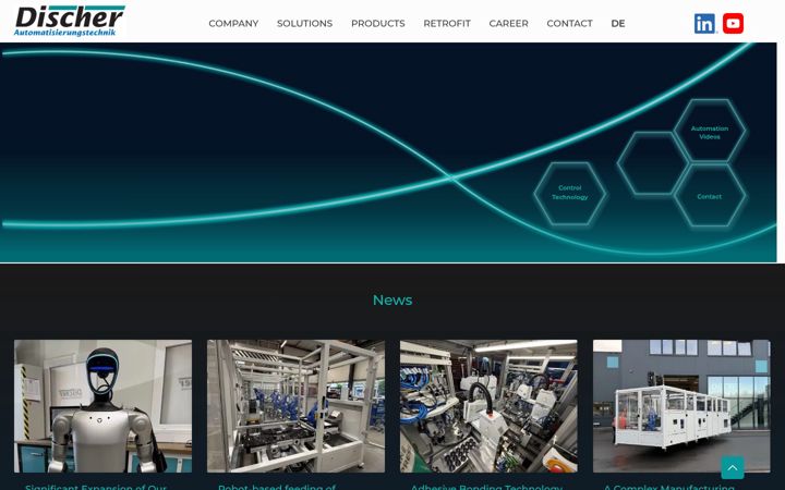 Screenshot of discher-aut.com