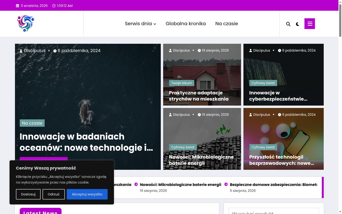 Screenshot van de toestemmingsbanner zoals getoond vóór enige interactie