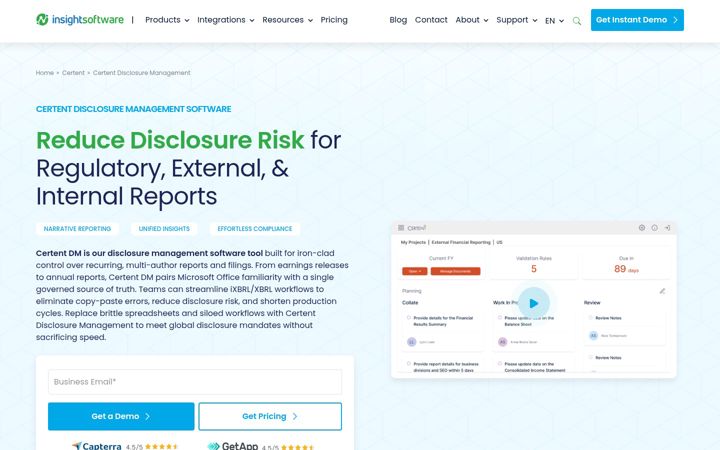 Screenshot of disclosurenet.com