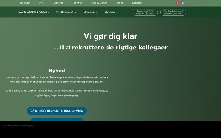 Snimka zaslona za discnordic.dk