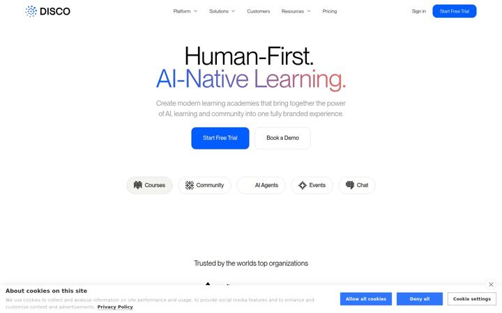 Screenshot of disco.co