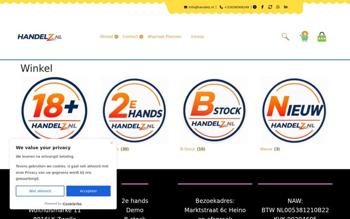Screenshot von discokringloop.nl