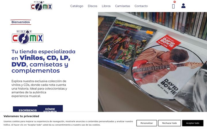 Screenshot of discoscomix.com