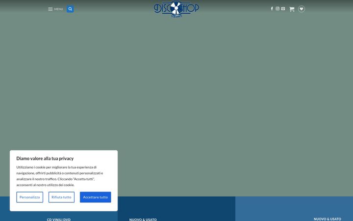 Screenshot of discoshopdetommaso.com