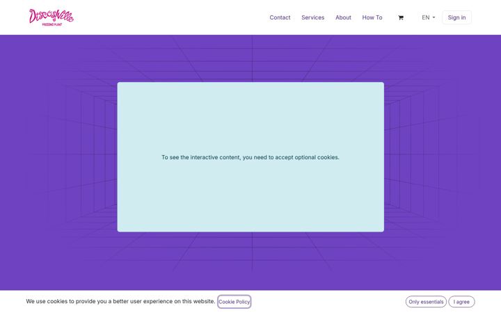 Screenshot of discosville.com