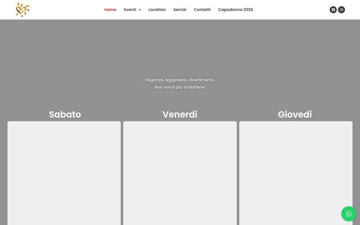 Screenshot of discotecapicasso.it