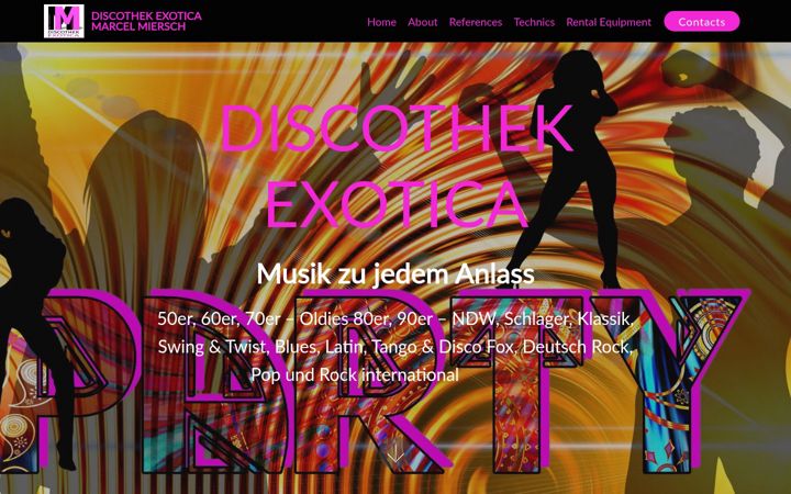 Screenshot of discothek-exotica.de