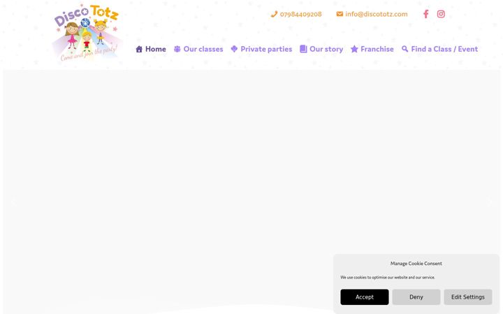 Screenshot of discototz.com