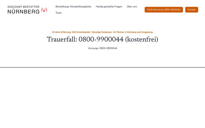 Screenshot von discount-bestatter-nuernberg.com