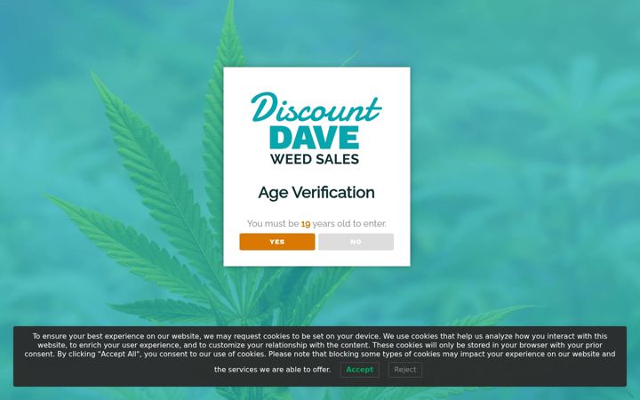 Screenshot του discountdave.ca