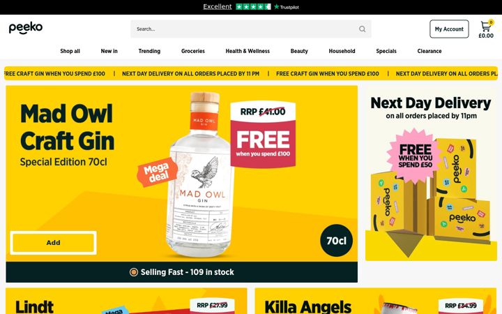 Екранна снимка на discountdragon.co.uk