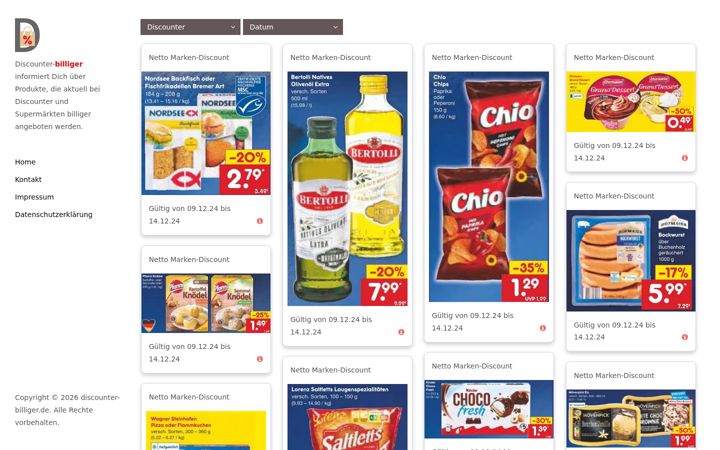 Screenshot of discounter-billiger.de