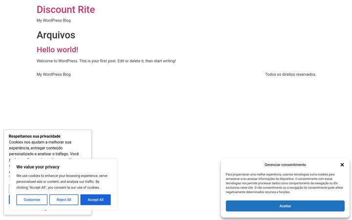 Screenshot of discountrite.com