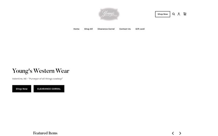 Screenshot of discountwesternwear.com