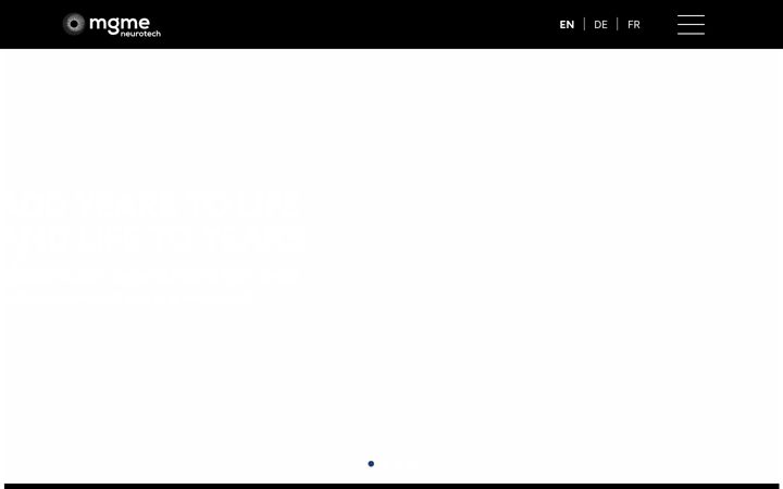 Screenshot of discover-mgme.com