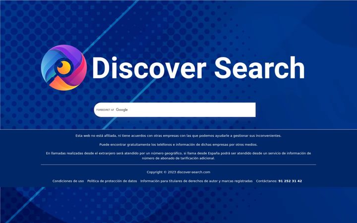 Screenshot of discover-search.com