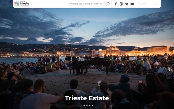 Screenshot of discover-trieste.it