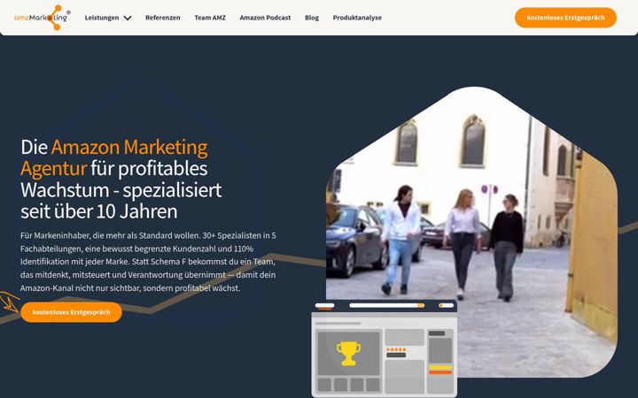 Screenshot of discoveramz-marketing.com