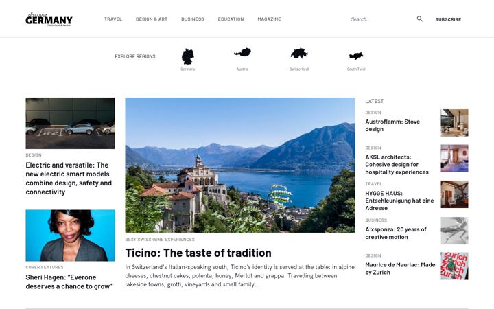 Screenshot of discovergermany.com