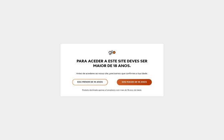 Zrzut ekranu discoverglo.pt