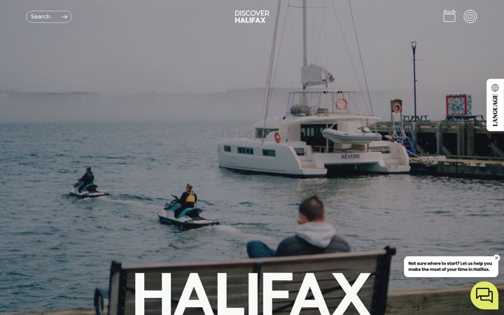 Screenshot of discoverhalifaxns.com