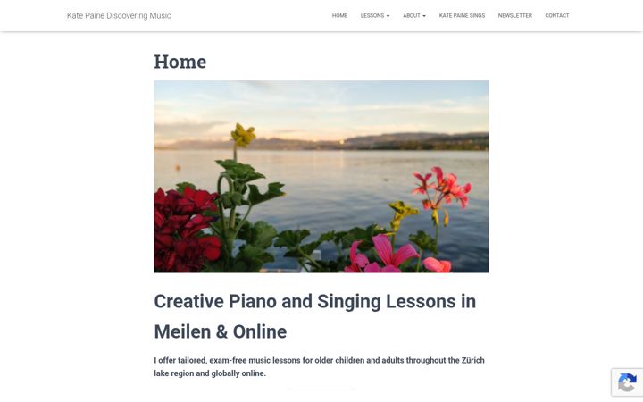 Screenshot of discovering-music.com