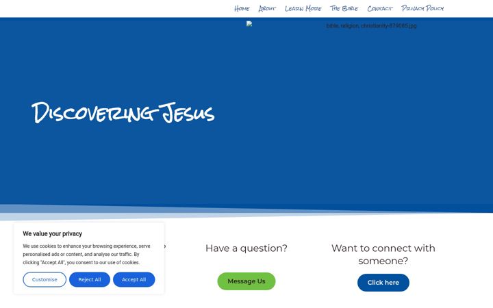Zrzut ekranu discoveringjesus.co.uk