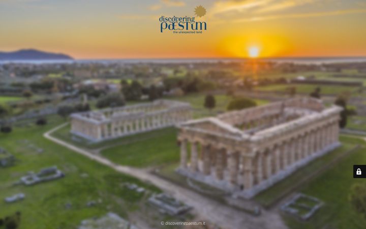 Screenshot von discoveringpaestum.it
