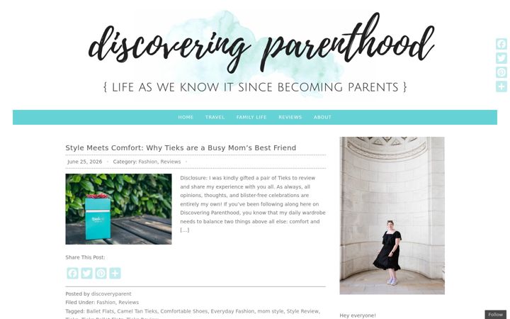 Screenshot of discoveringparenthood.com