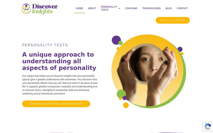 Zrzut ekranu discoverinsights.co.uk