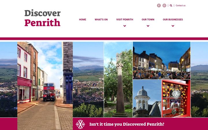 Zrzut ekranu discoverpenrith.co.uk