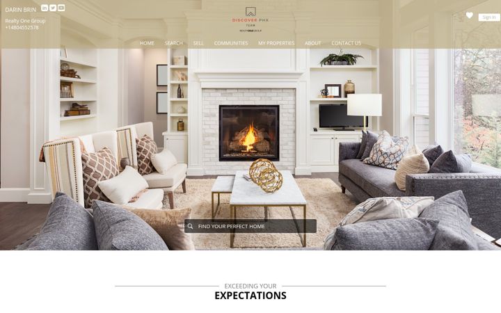 Screenshot of discoverphoenixlistings.com