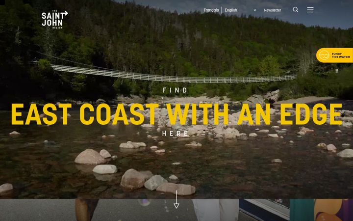 Screenshot of discoversaintjohn.com