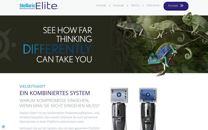 Screenshot of discoverstellariselite.com