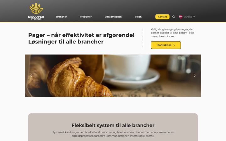 Екранна снимка на discoversystems.no