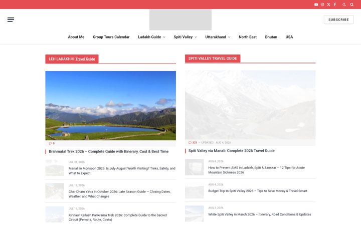 Screenshot of discoverwithdheeraj.com