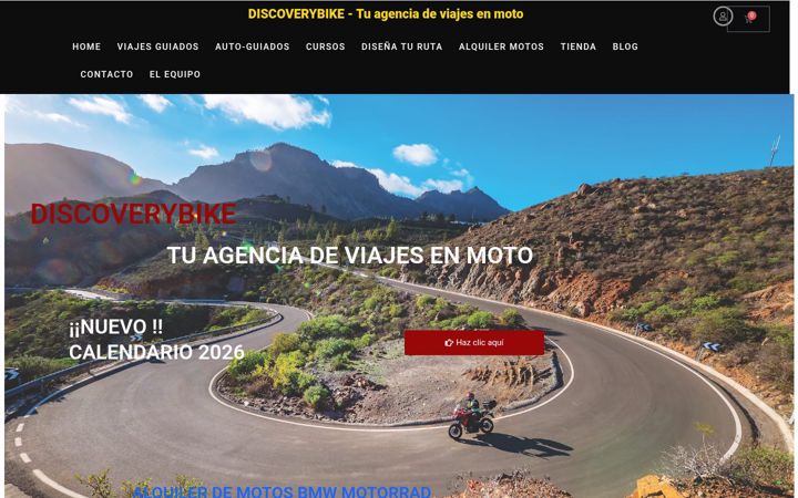 Képernyőkép: discoverybike.es
