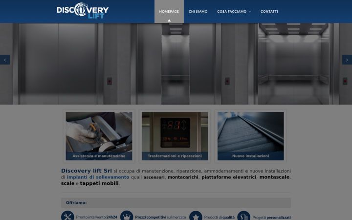 Screenshot of discoverylift.com