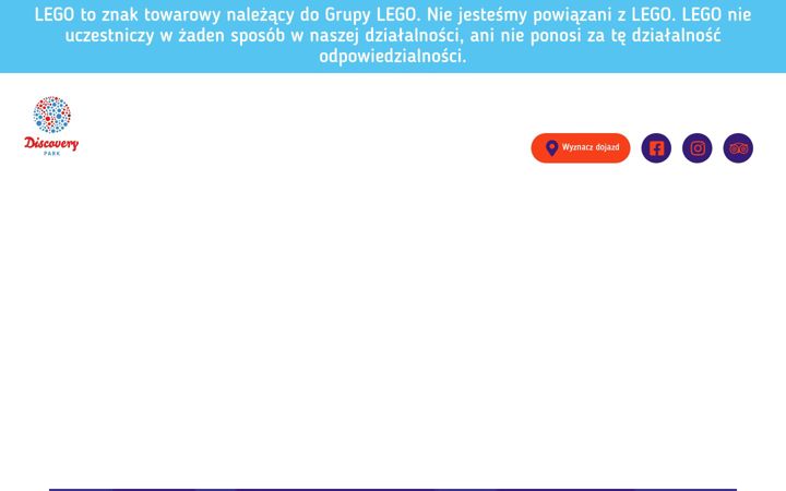 Screenshot of discoverypark.pl