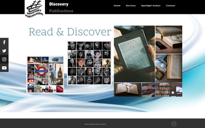 Skärmbild av discoverypublications.co.uk